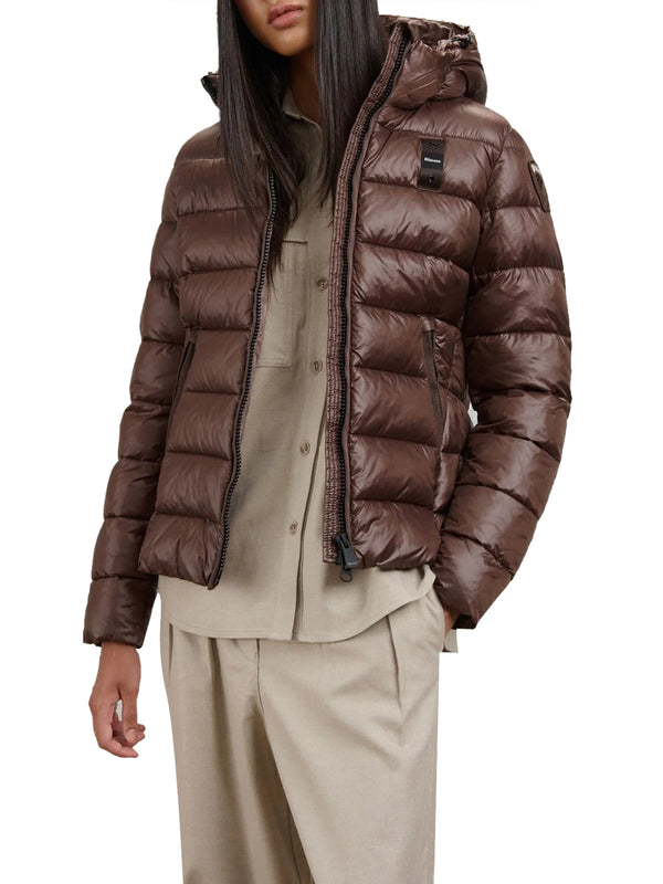 Blauer Giubbotto corto Donna Mod. BLDC02070CAROLL 6648 30B Marrone