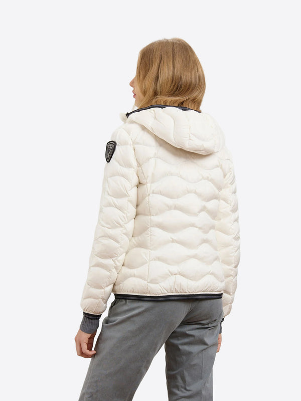 Blauer Giubbotto corto Donna Mod. BLDC03033CAMELIA 6047 100B Bianco