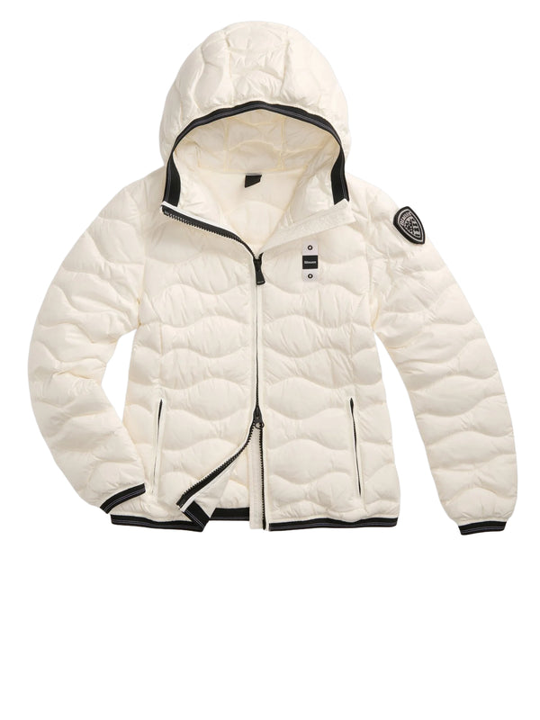 Blauer Giubbotto corto Donna Mod. BLDC03033CAMELIA 6047 100B Bianco
