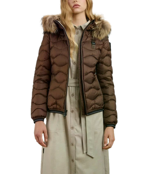 Blauer Giubbotto corto Donna Mod. BLDC03034ALDIE 6047 30B Marroncino