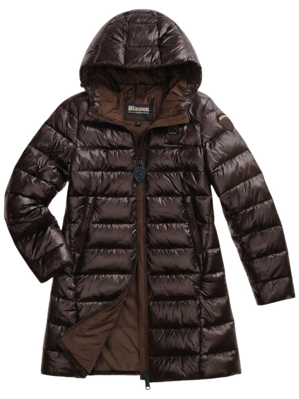 Blauer Giubbotto lungo Donna Mod. BLDK02073ADELAIDE 6648 30B Moro