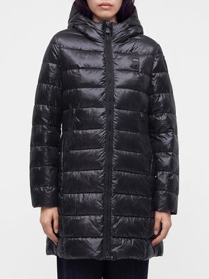 Blauer Giubbotto lungo Donna Mod. BLDK02073ADELAIDE 6648 999 Nero