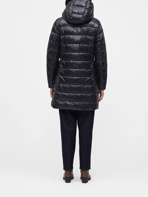 Blauer Giubbotto lungo Donna Mod. BLDK02073ADELAIDE 6648 999 Nero