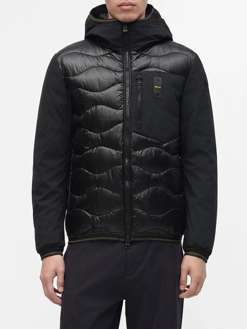 Blauer Giubbotto corto Uomo Mod. BLUC08068ALBERT 6355 999 Nero