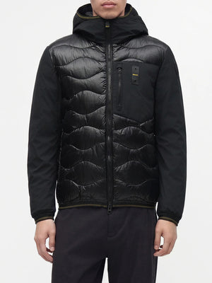 Blauer Giubbotto corto Uomo Mod. BLUC08068ALBERT 6355 999 Nero