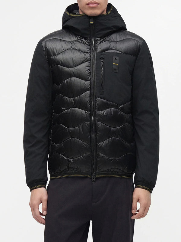 Blauer Giubbotto corto Uomo Mod. BLUC08068ALBERT 6355 999 Nero