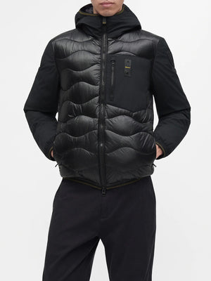 Blauer Giubbotto corto Uomo Mod. BLUC08068ALBERT 6355 999 Nero