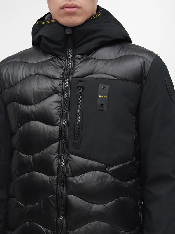 Blauer Giubbotto corto Uomo Mod. BLUC08068ALBERT 6355 999 Nero