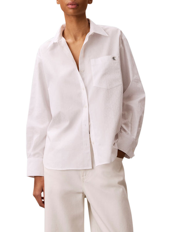 Calvin Klein Jeans Camicia m/l Donna Mod. LV047G126G YAA Bianco