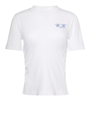 Calvin Klein Jeans T-shirt Donna Mod. LV047G808G YAF Bianco