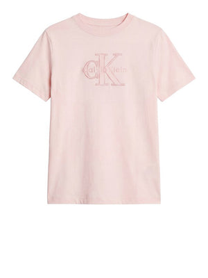 Calvin Klein Jeans T-shirt Donna Mod. LV047G829G VG3 Rosa