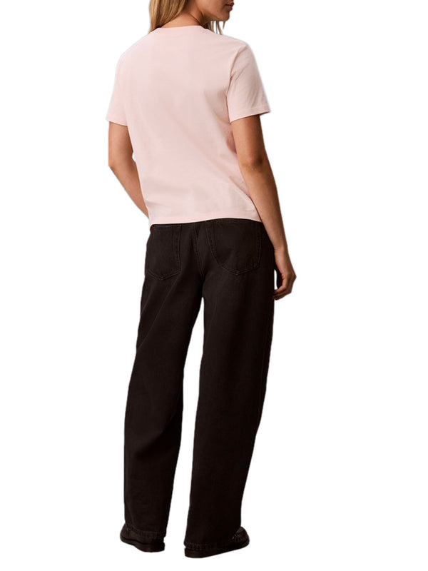 Calvin Klein Jeans T-shirt Donna Mod. LV047G829G VG3 Rosa