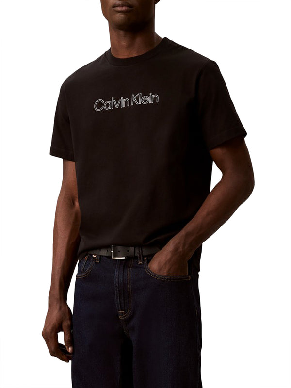 Calvin Klein Jeans T-shirt Uomo Mod. LV04LG812G UB1 BLACK
