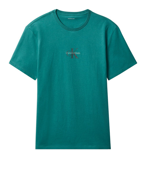 Calvin Klein Jeans T-shirt Uomo Mod. LV04RB866G 8ZU Petrolio