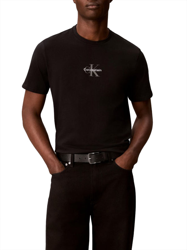 Calvin Klein Jeans T-shirt Uomo Mod. LV04RB866G UB1 BLACK