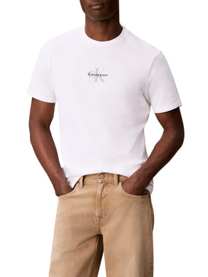 Calvin Klein Jeans T-shirt Uomo Mod. LV04RB866G YAF Bianco
