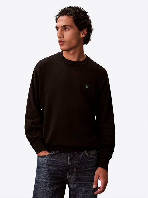 Calvin Klein Jeans Maglione Girocollo Uomo Mod. LV04RC309G UB1 Nero