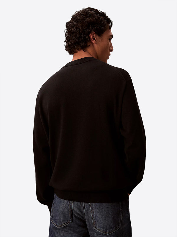 Calvin Klein Jeans Maglione Girocollo Uomo Mod. LV04RC309G UB1 Nero