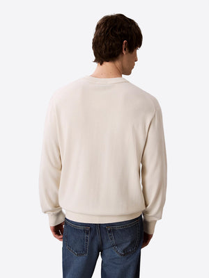Calvin Klein Jeans Maglione Girocollo Uomo Mod. LV04RC309G YAS Bianco
