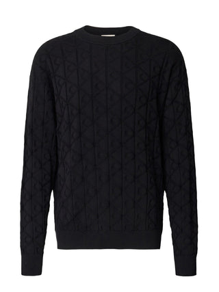 Calvin Klein Jeans Maglione Girocollo Uomo Mod. LV04RE301G UB1 BLACK