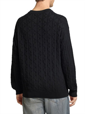 Calvin Klein Jeans Maglione Girocollo Uomo Mod. LV04RE301G UB1 BLACK