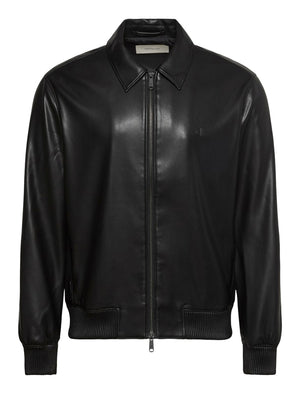 Calvin Klein Jeans Giubbotto pelle Uomo Mod. LV04RG406G 1B1 BLACK