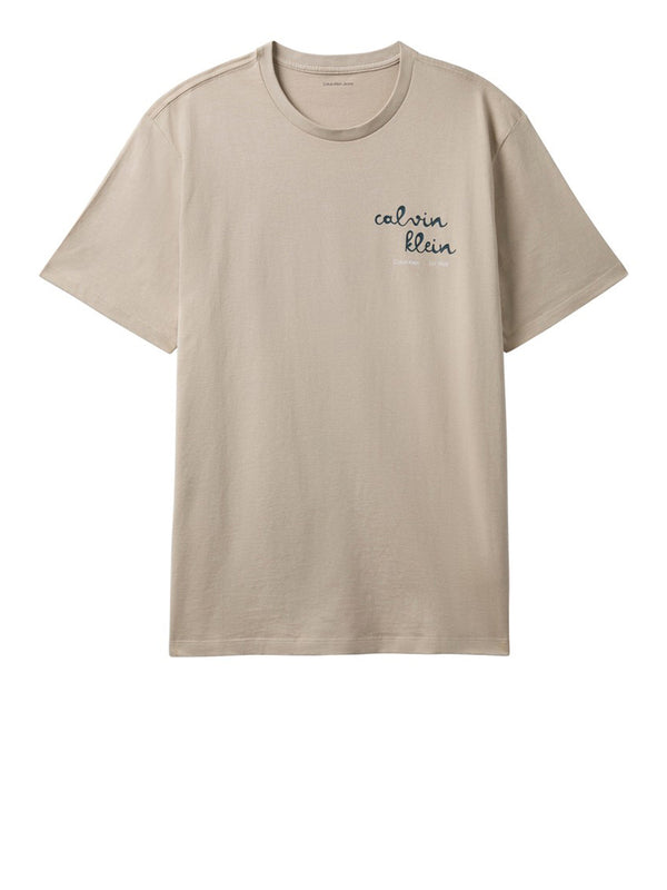 Calvin Klein Jeans T-shirt Uomo Mod. LV04RG837G PED Beige