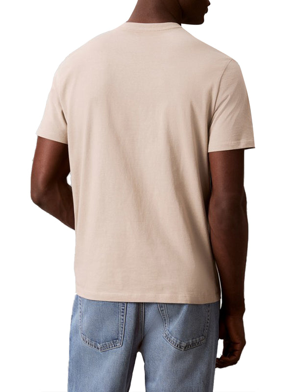 Calvin Klein Jeans T-shirt Uomo Mod. LV04RG837G PED Beige