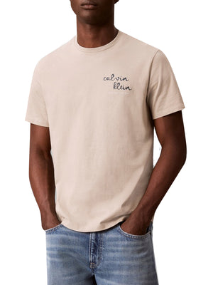 Calvin Klein Jeans T-shirt Uomo Mod. LV04RG837G PED Beige