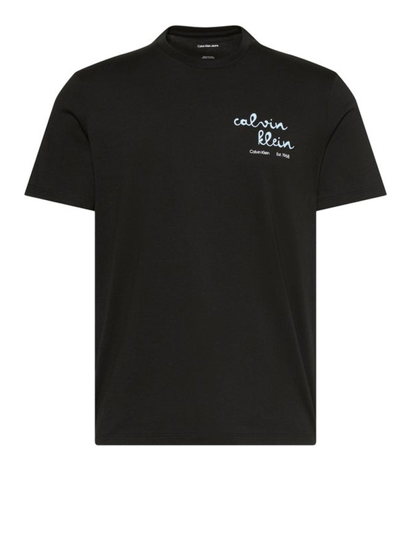 Calvin Klein Jeans T-shirt Uomo Mod. LV04RG837G UB1 BLACK