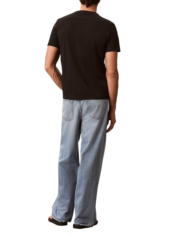 Calvin Klein Jeans T-shirt Uomo Mod. LV04RG837G UB1 BLACK