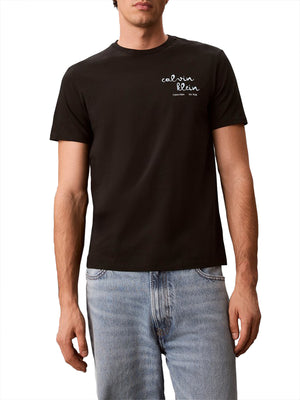 Calvin Klein Jeans T-shirt Uomo Mod. LV04RG837G UB1 BLACK