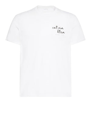 Calvin Klein Jeans T-shirt Uomo Mod. LV04RG837G YAS Bianco
