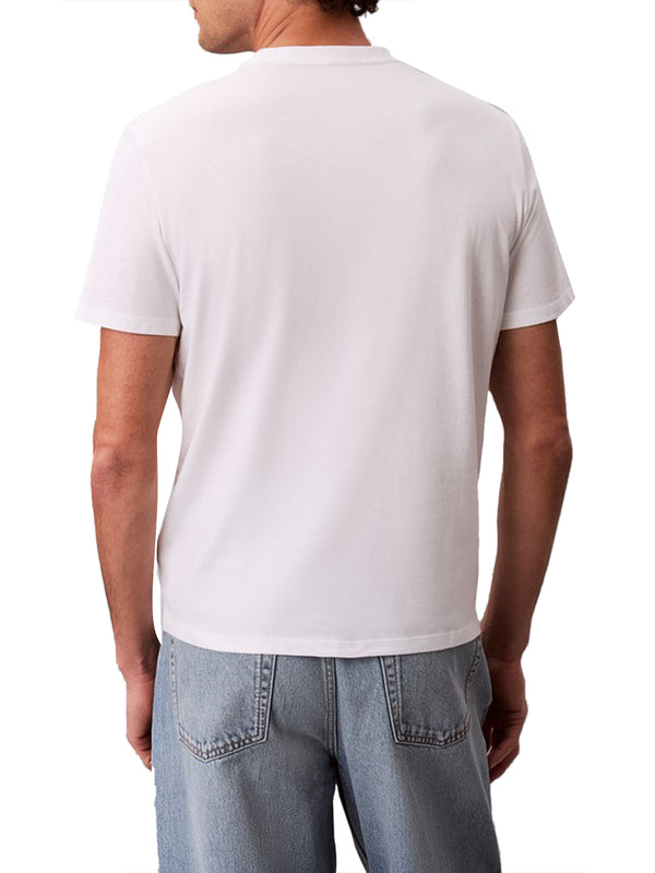 Calvin Klein Jeans T-shirt Uomo Mod. LV04RG837G YAS Bianco