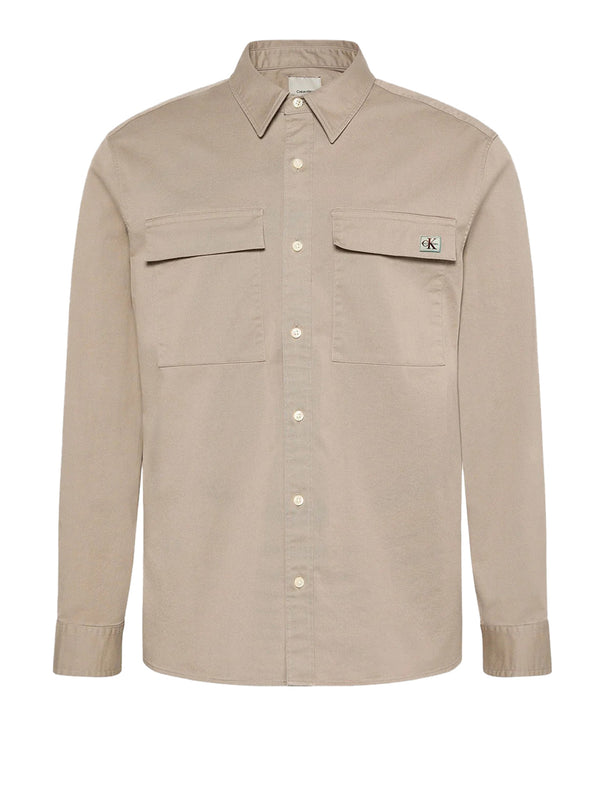 Calvin Klein Jeans Camicia m/l Uomo Mod. LV04RF123G RAK Beige