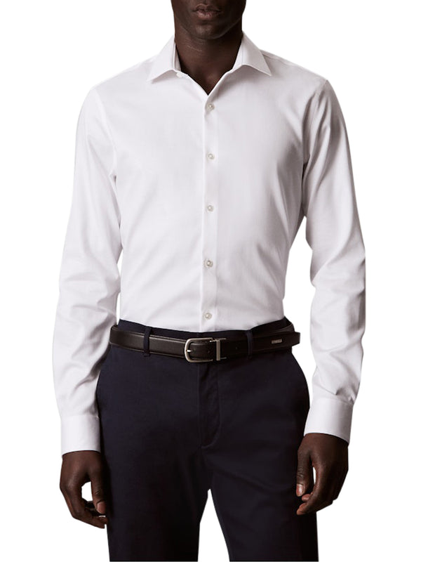 Calvin Klein Camicia m/l Uomo Mod. LV019EU138 7K2 Bianco