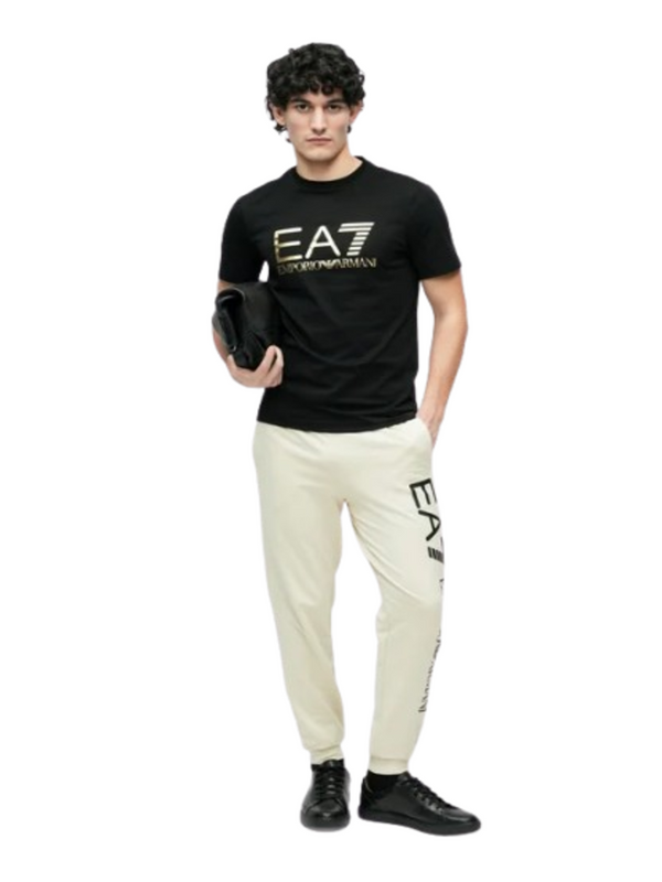 Ea7 Emporio Armani T-shirt Uomo Mod. 7M001412 AF22264 MC004 Nero