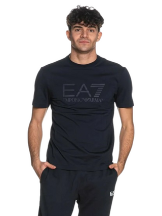 Ea7 Emporio Armani T-shirt Uomo Mod. 7M001412 AF2264 MB278 Blu
