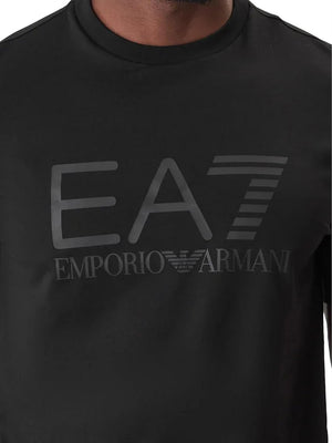Ea7 Emporio Armani T-shirt Uomo Mod. 7M001412 AF22264 MC005 Nero