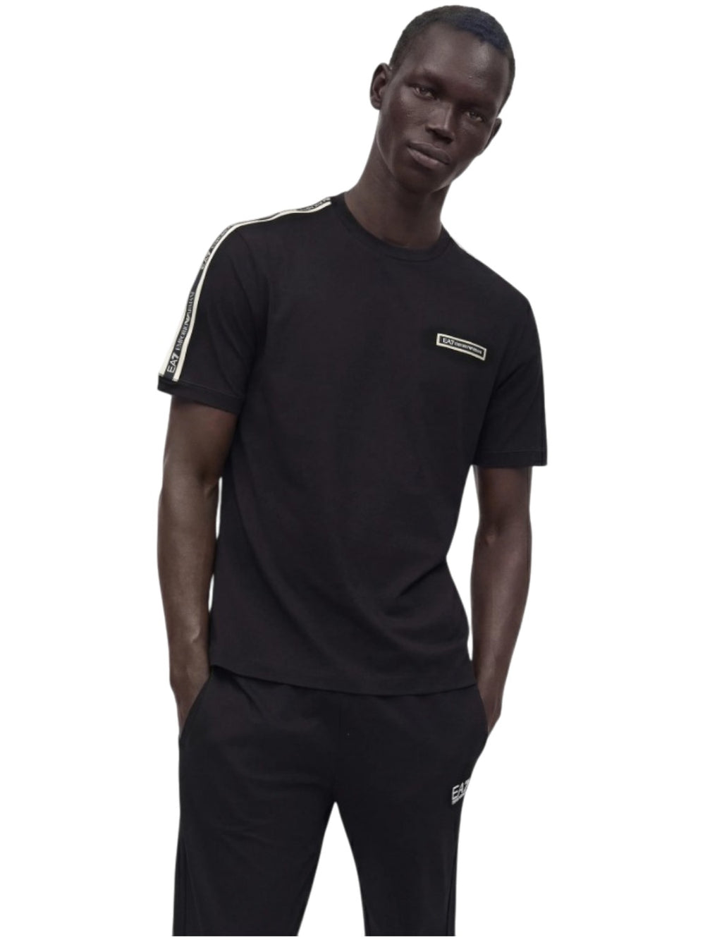 Ea7 Emporio Armani T-shirt Uomo Mod. 7M002189 AF10373 UC001 Nero