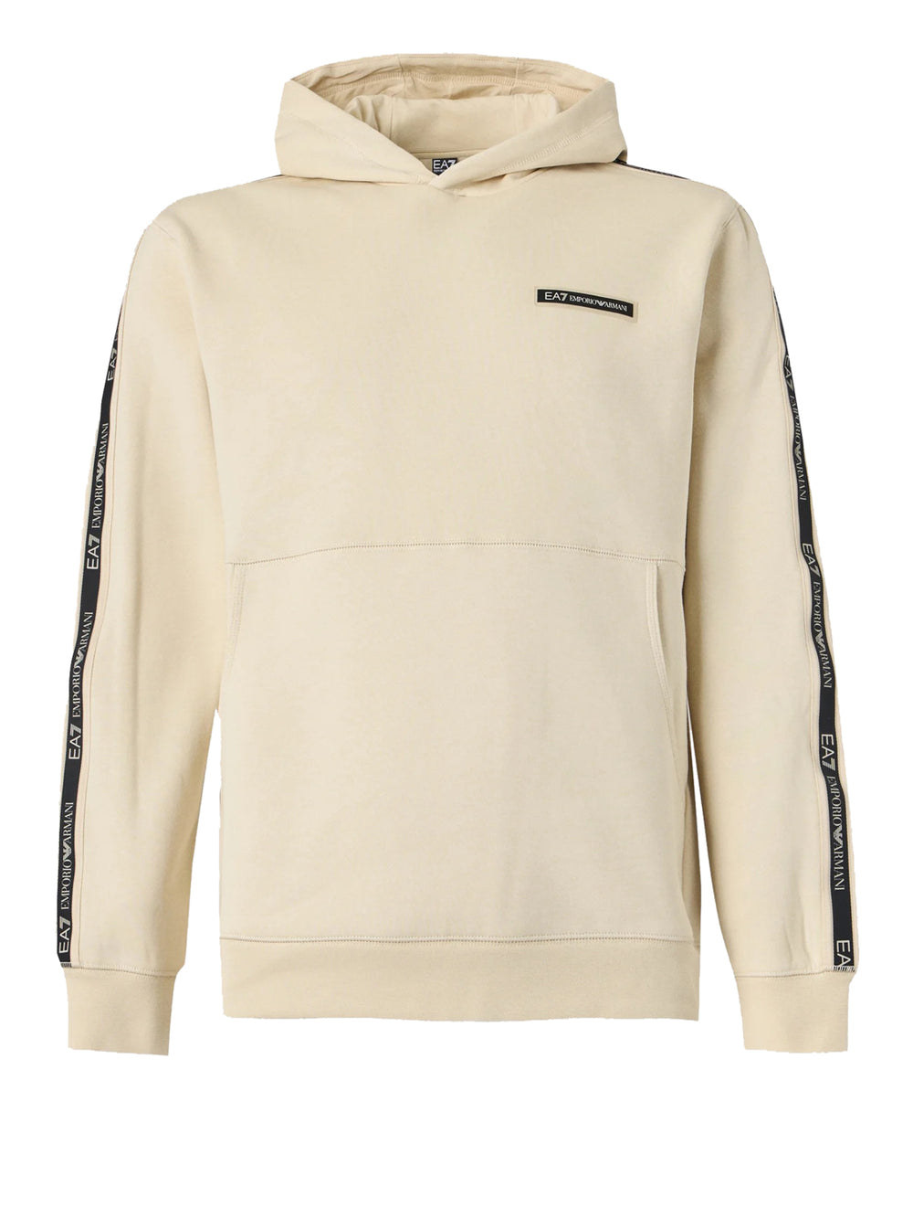 Ea7 Emporio Armani Felpa cappuccio Uomo Mod. 7M002196 AF10377 U1079 Crema