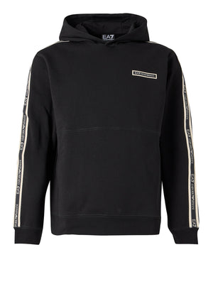 Ea7 Emporio Armani Felpa cappuccio Uomo Mod. 7M002196 AF10377 UC001 Nero