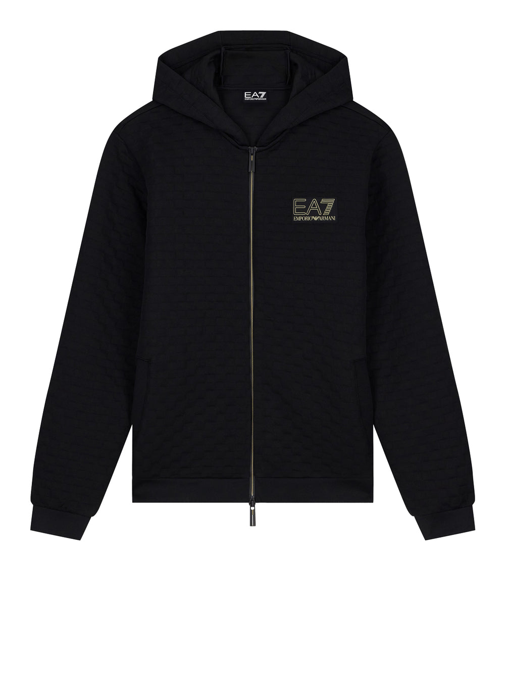 Ea7 Emporio Armani Felpa Zip Uomo Mod. 7M002247 AF26241 UC001 Nero