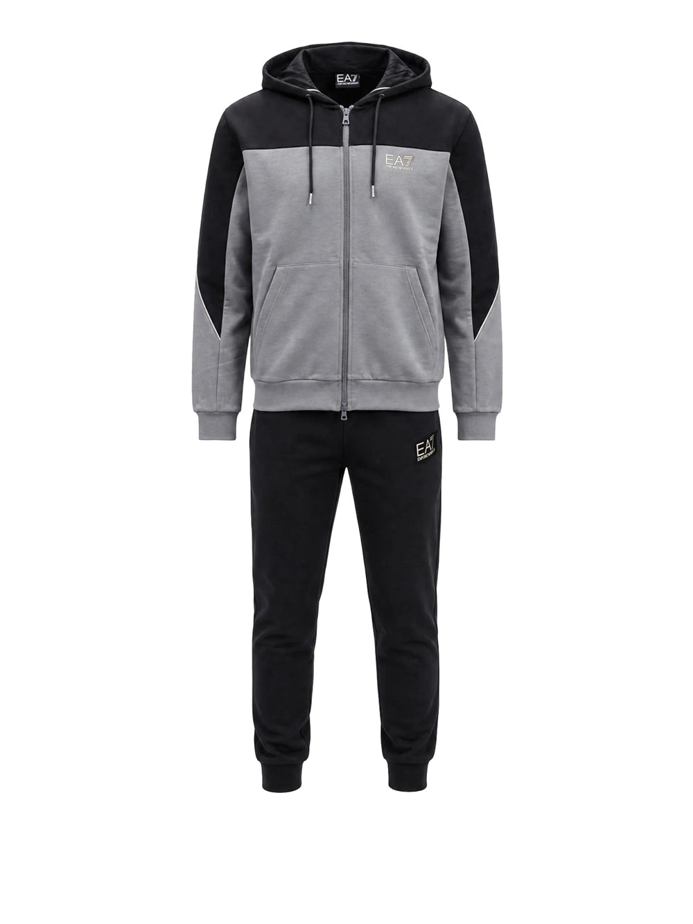 Ea7 Emporio Armani Tuta Uomo Mod. 7M002411 AF10377 M8014 Grigio