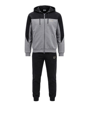 Ea7 Emporio Armani Tuta Uomo Mod. 7M002411 AF10377 M8014 Grigio