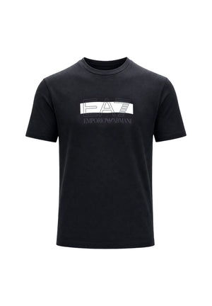 Ea7 Emporio Armani T-shirt Uomo Mod. 7M002415 AF10375 MC001 Nero