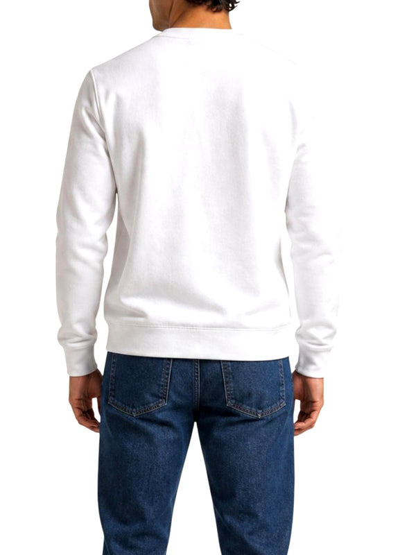 Ea7 Emporio Armani Felpa Girocollo Uomo Mod. 7M002425 AF10377 M0003 Bianco