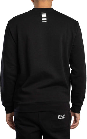 Ea7 Emporio Armani Felpa Girocollo Uomo Mod. 8NPM34 PJVTZ 1200 Nero