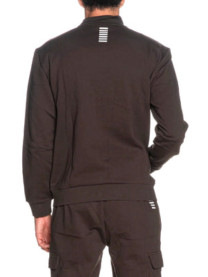 Ea7 Emporio Armani Felpa Zip Uomo Mod. 8NPM36 PJVTZ U6027 Moro