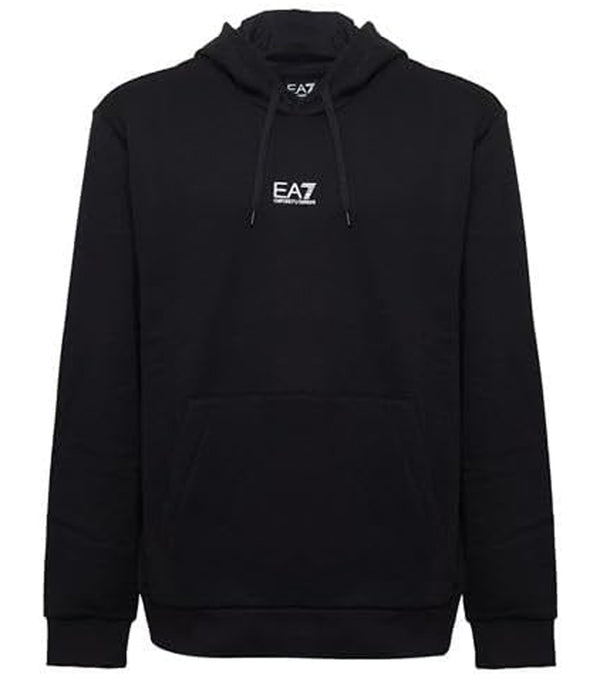 Ea7 Emporio Armani Felpa cappuccio Uomo Mod. 8NPM37 PJVTZ 1200 Nero